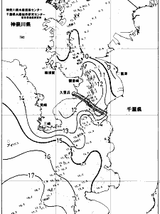 東京湾口海況図(2018/01/29)