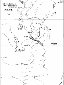 東京湾口海況図(2019/03/25)