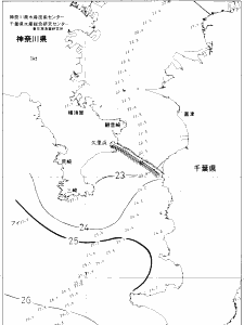 東京湾口海況図(2020/09/27)