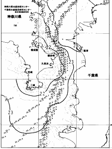東京湾口海況図(2023/07/10)