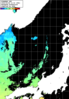 ひまわり人工衛星:日本海,22:59JST,1時間合成画像
