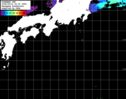 ひまわり人工衛星:黒潮域,18:59JST,1時間合成画像