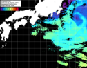 ひまわり人工衛星:黒潮域,17:59JST,1時間合成画像