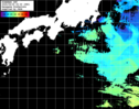 ひまわり人工衛星:黒潮域,18:59JST,1時間合成画像