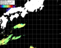 ひまわり人工衛星:黒潮域,10:59JST,1時間合成画像