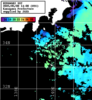 ひまわり人工衛星:神奈川県近海,23:59JST,1時間合成画像