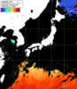 ひまわり人工衛星:日本全域,20:59JST,1時間合成画像