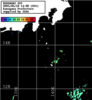 ひまわり人工衛星:神奈川県近海,23:59JST,1時間合成画像