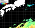 ひまわり人工衛星:黒潮域,17:59JST,1時間合成画像