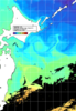 NOAA人工衛星画像:親潮域, 1日合成画像(2025/05/12UTC)