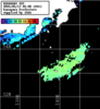 ひまわり人工衛星:神奈川県近海,11:59JST,1時間合成画像
