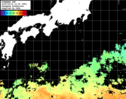 ひまわり人工衛星:黒潮域,21:59JST,1時間合成画像