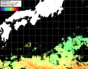 ひまわり人工衛星:黒潮域,22:59JST,1時間合成画像