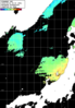 ひまわり人工衛星:日本海,14:59JST,1時間合成画像