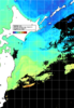 NOAA人工衛星画像:親潮域, 1日合成画像(2025/05/18UTC)