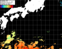 ひまわり人工衛星:黒潮域,19:59JST,1時間合成画像