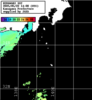 ひまわり人工衛星:神奈川県近海,23:59JST,1時間合成画像