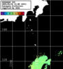 ひまわり人工衛星:神奈川県近海,00:59JST,1時間合成画像