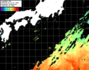 ひまわり人工衛星:黒潮域,06:59JST,1時間合成画像